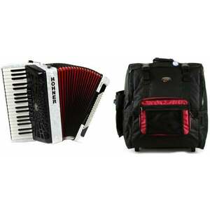 Hohner A16711 SET Acordeon cu clape White imagine