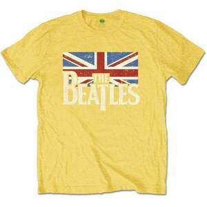 The Beatles Tricou Drop T Logo & Vintage Flag Kids Yellow 3 - 4 ani imagine