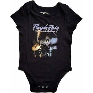 Prince Tricou Purple Rain Kids Black 0-3 Luni imagine