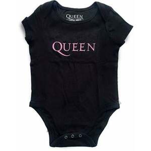 Queen Tricou Pink Logo Kids Black 0-3 Luni imagine