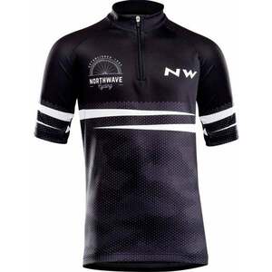 Northwave Juniors Origin Short Sleeve Tricou Black 8 imagine