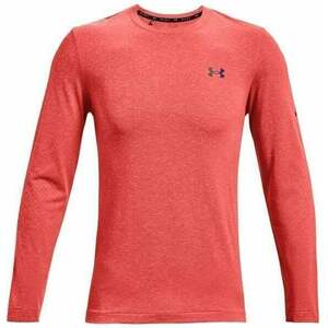 Under Armour Rush Seamless Mens Long Sleeve Venom Red/Black M Tricouri de fitness imagine