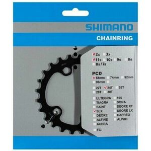 Shimano Y1VG24000 Foaie 64 BCD-Asimetric 24T 1.0 imagine