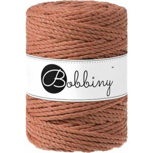 Bobbiny 3PLY Macrame Rope 5 mm 100 m Terracotta Șnur imagine