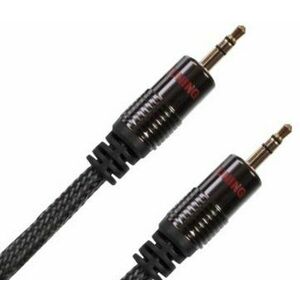 Audio Tuning Klinke 3, 5mm 0, 5 m Negru Hi-Fi AUX cablu imagine