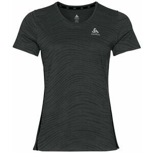 Odlo Zeroweight Engineered Chill-Tec Black Melange XS Tricou cu mânecă scurtă pentru alergare imagine