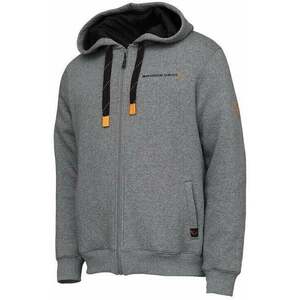 Savage Gear Hanorac Classic Zip Hoodie Grey Melange M imagine