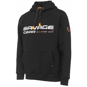 Savage Gear Hanorac Cosmo Hoodie Black Ink 2XL imagine