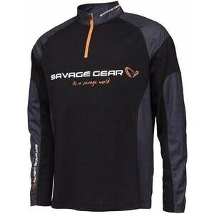 Savage Gear Tricou Tournament Gear Shirt 1/2 Zip imagine