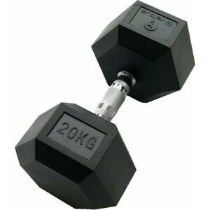 Sveltus Hexagonal Dumbbell 20 kg Black Ganteră imagine