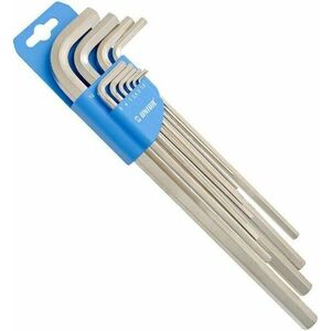 Unior Set Of Hexagon Wrenches Long Type On Plastic Clip 1, 5 - 10 Cheie imagine