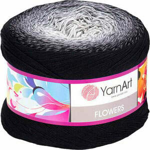 Yarn Art Flowers 253 Grey White Fire de tricotat imagine