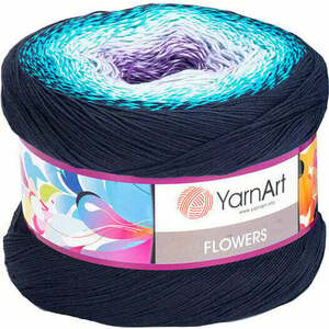 Yarn Art Flowers 254 Blue Purple Fire de tricotat imagine