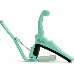 Kyser KGEFSGA Fender Quick-Change Capodastru pentru chitară acustică Surf Green imagine