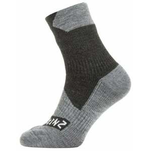 Sealskinz Waterproof All Weather Ankle Length Sock Black/Grey Marl S Șosete ciclism imagine