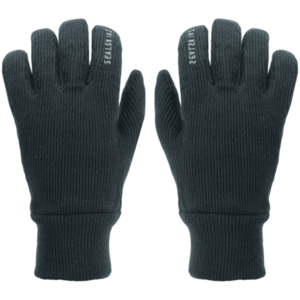 Sealskinz Windproof All Weather Knitted Glove Black XL Mănuși ciclism imagine