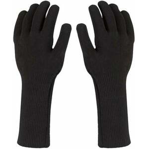 Sealskinz Waterproof All Weather Ultra Grip Knitted Gauntlet Black S Mănuși ciclism imagine