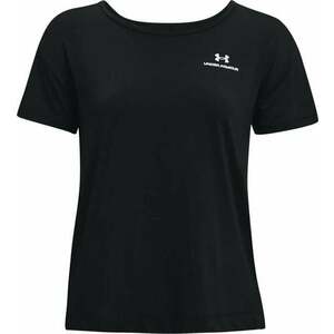 Under Armour UA W Rush Energy Core Black/White XS Tricou cu mânecă scurtă pentru alergare imagine