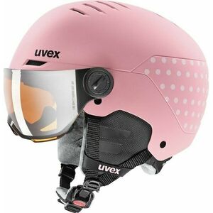 UVEX Rocket Junior Visor Pink Confetti 51-55 cm Cască schi imagine