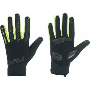 Northwave Active Gel Glove Negru/Galben Florescent M Mănuși ciclism imagine