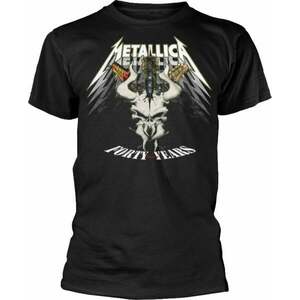 Metallica Tricou 40th Anniversary Forty Years Unisex Black M imagine