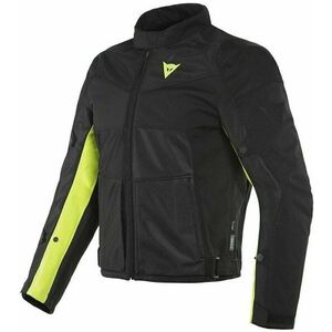 Dainese Sauris 2 D-Dry Negru/Negru/Galben fluorescent 50 Geacă textilă imagine