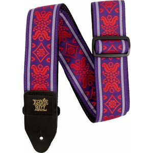 Ernie Ball 5330 Royal Flush Red Jacquard Strap Curea de chitară Royal Flush Red imagine