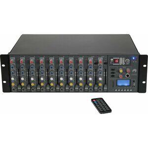 Omnitronic RM-1422FXA USB Mixer cu amplificare imagine