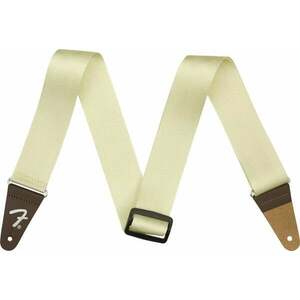 Fender Am Pro Seat Belt Strap 2'' Curea de chitară Olympic White imagine