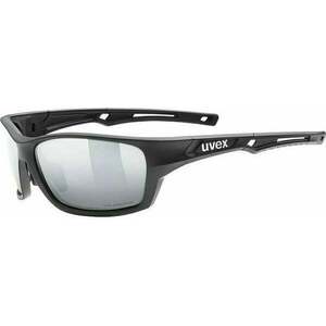 UVEX Sportstyle 232 Polarized Black/Mirror Silver Ochelari ciclism imagine