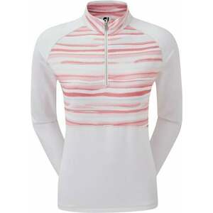 Footjoy Half-Zip Jersey Watercolour White S Hanorac imagine