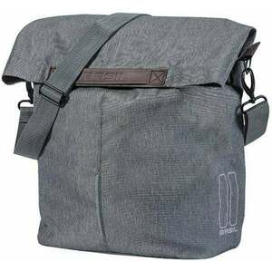 Basil City Shopper Geantă de călătorie pentru bicicletă Grey Melee 14 - 16 L imagine