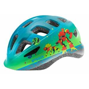 R2 Bunny Helmet Blue/Green/Red XS Cască bicicletă copii imagine