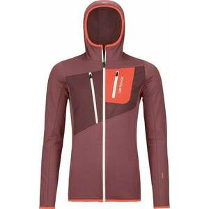 Ortovox Fleece Grid Hoody W Mountain Rose L Hanorace imagine