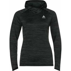 Odlo Women's Run Easy Mid Layer Hoody Black Melange Hanorac pentru alergare imagine