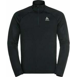 Odlo The Essential Ceramiwarm Mid Layer Half Zip Black S Hanorac pentru alergare imagine