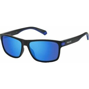 Polaroid PLD 2121/S 5X/0VK Matte Black/Blue Ochelari pentru sport imagine