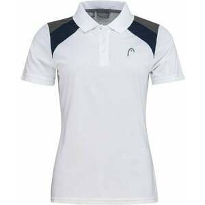 Head Club Jacob 22 Tech Polo Shirt Women White/Dark Blue XL Tricou Tenis imagine