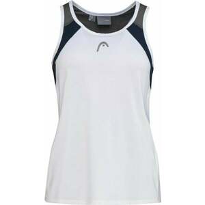 Head Club Jacob 22 Tank Top Women White/Dark Blue L Tricou Tenis imagine