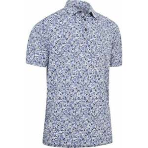 Callaway Mens Filter Floral Print Caviar S Tricou polo imagine