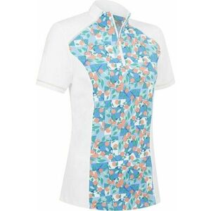 Callaway Women Cubist Oranges Alb strălucitor L Tricou polo imagine