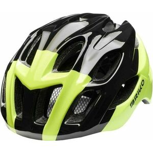 Briko Teke Lime Fluo/Black M Cască bicicletă imagine