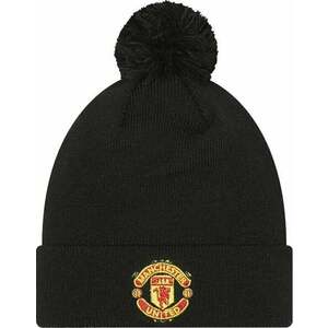 Manchester United FC Kids Wordmark Bobble Beanie Black Child Căciulă imagine