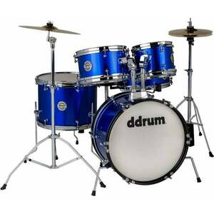 DDRUM D1 Jr 5-Piece Complete Drum Kit Albastru cobalt Set de tobe pentru copii imagine