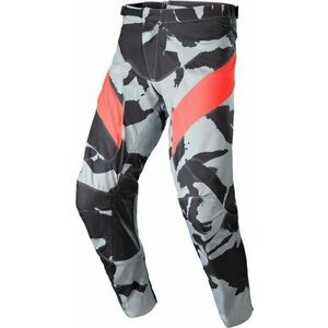 Alpinestars Racer Tactical Pants Gray/Camo/Mars Red 32 Motocross pantaloni imagine