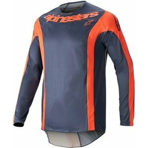 Alpinestars Techstar Arch Jersey Night Navy/Hot Orange S Tricou MX imagine