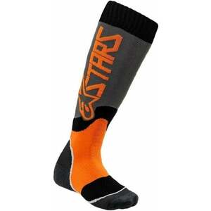 Alpinestars Sosete MX Plus-2 Socks Cool Gray/Orange Fluorescent M imagine