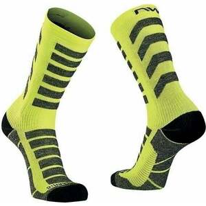 Northwave Husky Ceramic High Sock Yellow Fluo XS Șosete ciclism imagine