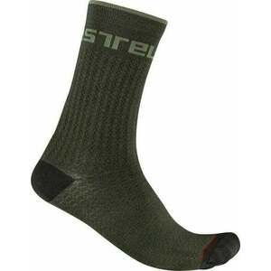 Castelli Distanza 20 Sock Military Green S/M Șosete ciclism imagine