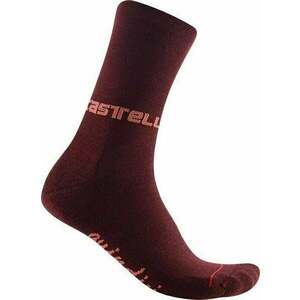 Castelli Quindici Soft Merino W Sock Bordeaux S/M Șosete ciclism imagine